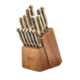 Smiths Cabin &amp; Lodge Cutlery 15-Pcs Block Set, Stag, 51032