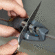 Smiths Deluxe Diamond Edge Grip Sharpener, Gray/Black, SP-50825