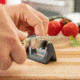 Smiths Deluxe Diamond Edge Grip Sharpener, Gray/Black, SP-50825