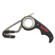 Smiths EdgeSport Folding Gut Hook/Seatbelt Cutter Knife, ABS Handle, Black, 51103
