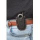 Smiths EdgeSport Folding Gut Hook/Seatbelt Cutter Knife, ABS Handle, Black, 51103