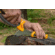 Smiths EdgeSport Skinning Knife, 6in, 400 Stainless Steel, Corrosion-Resistant, Skinner Blade, TPE Handle, Orange/Gray, 51060