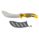 Smiths EdgeSport Skinning Knife, 6in, 400 Stainless Steel, Corrosion-Resistant, Skinner Blade, TPE Handle, Orange/Gray, 51060