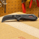 Smiths Edgework-Site Hawk Bill Foldiing Knife, 2.7 in, Frame Lock, Black, 51240