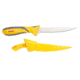 Smiths Mr. Crappie Stainless Fillet Knife, 6in, 400 Stainless Steel, Fillet Blade, Yellow/Gray, 51165