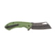 Smiths Rally Folding Knife, 3.26in, 420 Stainless Steel, Black Stonewash, Cleaver Blade, G10 Handle, OD Green, SP-51140