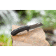 Smiths Rally Folding Knife, 3.26in, 420 Stainless Steel, Titanium, Cleaver Blade, G10 Handle, Black, 51138