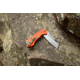 Smiths Rally Folding Knife, 3.26in, 420 Stainless Steel, Titanium, Cleaver Blade, G10 Handle, Blaze Orange, 51139