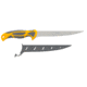 Smiths RegalRiver Fillet Knife, 7in, 400 Stainless Steel, Fillet Blade, TPE Handle, Orange/Gray, 51055