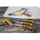 Smiths RegalRiver Fillet Knife, 9in, 400 Stainless Steel, Fillet Blade, TPE Handle, Orange/Gray, 51056