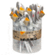 Smiths Saltwater Stainless Fillet Knife Bucket, 7in, 400 Stainless Steel, Fillet Blade, White/Gray, 51166
