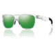 Smith Optics Lowdown Sunglasses - Crystal Frame w/ Green Sol-X Lens LDPCGMCR