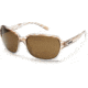 Suncloud Polarized Optics Sequin Sunglasses - Brown Stripe Frame and Brown Polarized Polycarbonate Lens S-SQPPBRBS