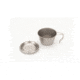 Snow Peak Deep Titanium Backpackers Cup with Lid, Titanium, One Size, E-314