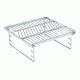 Snow Peak Fireplace Grill Bridge, 11.6x13.2x4.9in, Small, Chrome, ST-031GN