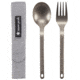 Snow Peak Titanium Fork And Spoon Set, One Size, SCT-002