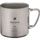 Snow Peak Titanium Vacuum-Insulated Mug, 450ml, Titanium, MG-163