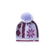 Smartwool Snowflake Beanie-Youth Unisex, Purple Mist H, Medium, SW018022A17-SM