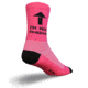 Sockguy Awesome 6'' Crew Pink L/xl AWESOME L/XL