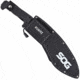 SOG Specialty Knives &amp; Tools SOGFari Machete Fixed Blade Knife, 12in, 3Cr13 Blade, Drop Point/Saw, Black, Kraton Handle, Black/Black, SOG-MC11-N