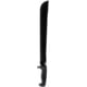 SOG Specialty Knives &amp; Tools SOGFari Machete Fixed Blade Knife, 18in, 3Cr13 Blade, Machete, Black, Kraton Handle, Black/Black, SOG-MC02-N