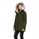 SOIA &amp; KYO Saundra-CN Jacket - Women's, Army, Large, SAUNDRA-CN-Army-L