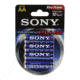 Sony Alkaline Stamina Plus AA Batteries Pack - 4 Batteries SAA4PACK