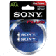 Sony Alkaline Stamina Plus AAA 2 Batteries per Pack, S-AM4B2A