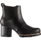 Sorel Addington Chelsea Leather Casual Boot - Women's-Black/Kettle-Medium-9.5