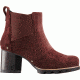 Sorel Addington Chelsea Suede Casual Boot - Women's-Redwood/Black-Medium-7.5