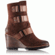 Sorel After Hours Bootie Suede, Tobacco, 9.5 US 1757751256-256-9.5