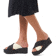 Sorel Cameron Flatform Puff Mule Sandals - Womens, Black/Sea Salt, 7 US, 2030451-010-7