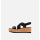 Sorel Cameron Flatform Slingback Sandals - Womens, Black, 8.5 US, 1936861-010-8.5