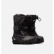 Sorel Childrens Flurry Boot, Black, City Gre, 12.5, 1638082016-12.5
