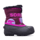 Sorel Childrens Snow Commander Winter Boot, Purple Dahlia,, 12, 1638111562-12