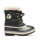 Sorel Childrens Yoot Pac Nylon Boot, Black, 9, 1638022010-9