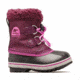 Sorel Childrens Yoot Pac Nylon Boot, Purple Dahlia,, 8, 1638022562-8
