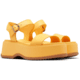 Sorel Dayspring Ankle Strap Sandal - Womens, Yellow Ray/Yellow Ray, 7.5, 2069731-756-7.5