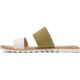 Sorel Ella II Slide Sandals - Womens, Olive Shade/Chalk, 8 US, 1999311-358-8