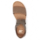 Sorel Ella III Sandal - Womens, Ash Brown/Gum 2, 6.5, 2069701-240-6.5