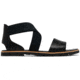 Sorel Ella III Sandal - Womens, Black/Black, 9, 2069701-010-9