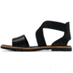 Sorel Ella III Sandal - Womens, Black/Black, 9, 2069701-010-9