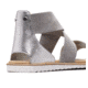 Sorel Ella Sandal Casual Sandals - Womens, Pure Silver, 11, 1843801034-11
