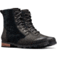 Sorel Emelie Short Lace Boots - Womens, Black, 10, 1869831010-10