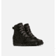 Sorel Evie LI NW Lace Boots - Womens, Black/Sea Salt, 9US, 2048621010-9