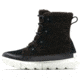 Sorel Explorer II Joan Cozy Boot - Womens, Black, Tea Light, 7, 1959361-011-7
