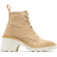 Sorel Hi-Line Heel Lace Boot - Womens, Ceramic, Chalk, 9.5, 2009141-209-9.5
