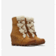 Sorel Joan Of Arctic Wedge II Shearling Boots - Women's, Camel Brown, 9.5, 1808581224-9.5