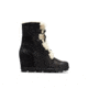 Sorel Joan Of Arctic Wedge II Shearling Boots - Womens, Black, 9, 1877081010-9