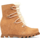 Sorel Joan Of Arctic Wedge III Lace Cozy Bootie - Womens, Tawny Buff, Gum 2, 9.5, 1951151-253-9.5